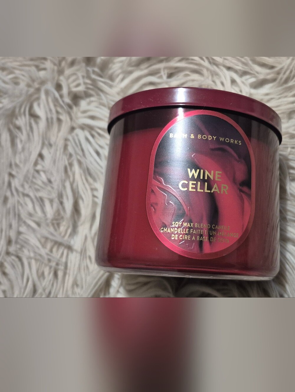 Bath & Body Works Wine Cellar 3 Wick Candle